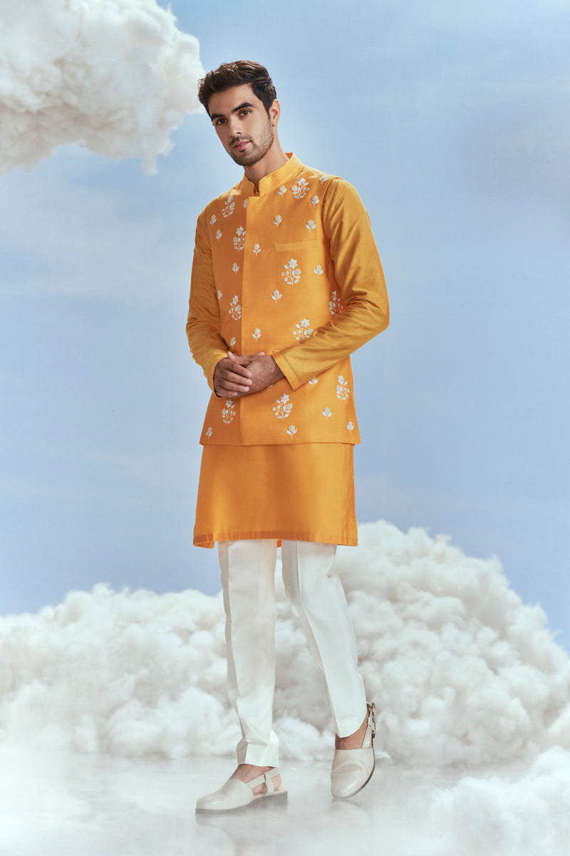 Mehtab Bagh Bundi Kurta Set