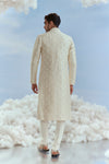 Nawab Pearl Boota Sherwani Set