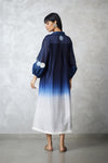 NB UR/35 Nova Appliqué Ombré Bishop Sleeves Shirt Dress