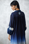 NB UR/35 Nova Appliqué Ombré Bishop Sleeves Shirt Dress