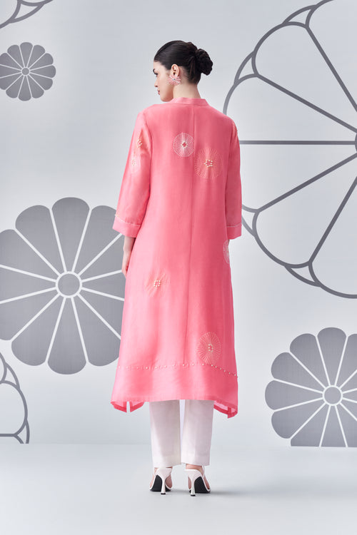 NB UR-2 Chrysanthemum Straight Cut Kurta