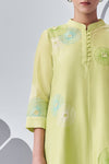 NB UR-2 Chrysanthemum Straight Cut Kurta