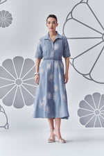 NB UR-32 Chrysanthemum Denim Dress