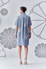 NB UR/50 Chrysanthemum Slouchy Shirt Dress