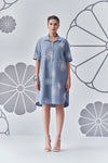 NB UR/50 Chrysanthemum Slouchy Shirt Dress